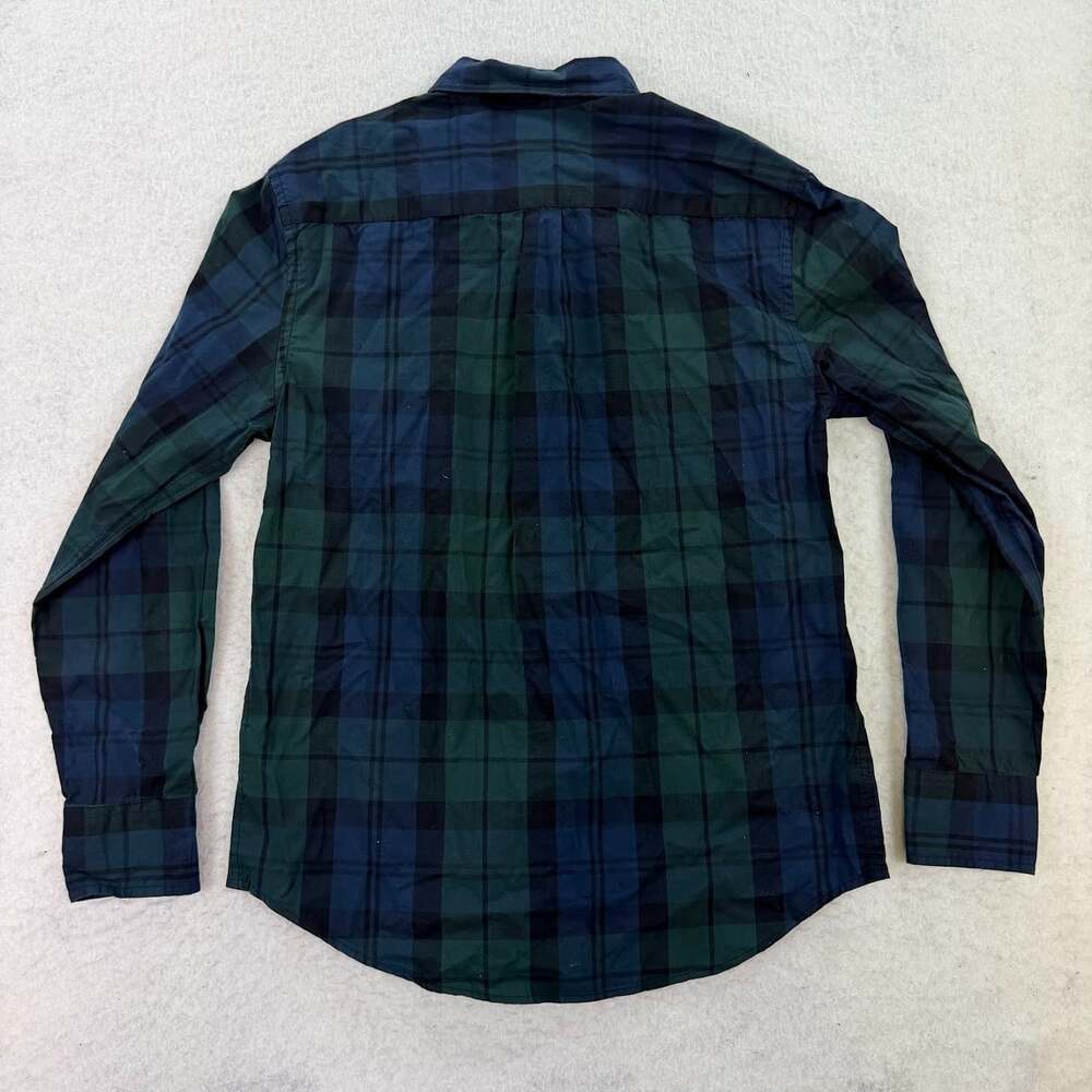 NWT Crewcuts J. Crew Kid's Black Watch Plaid Long-Sleeve Button-Down Size 12 - Picture 2 of 6